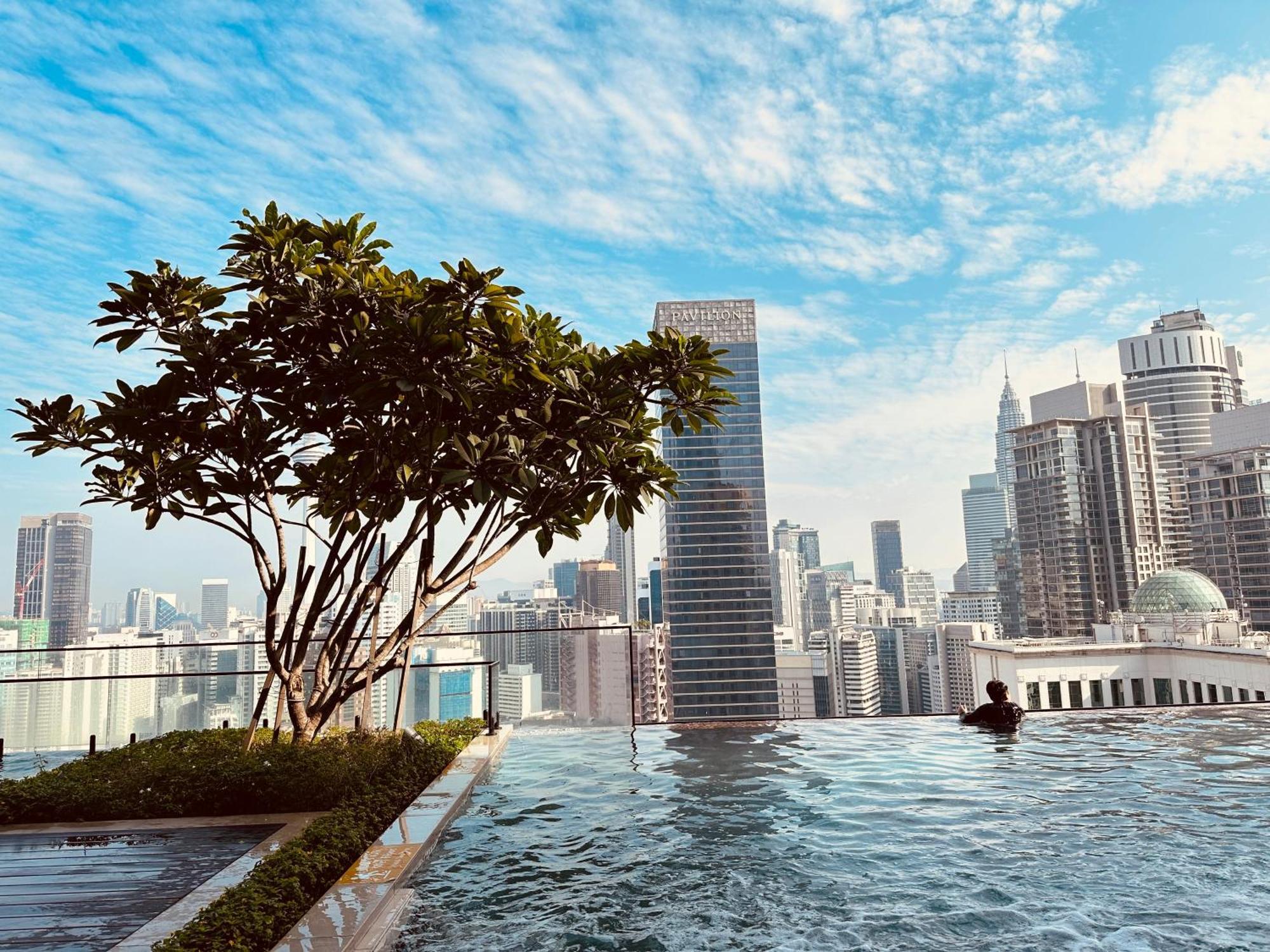 Apartamento Axon Infinity Pool Kl Kuala Lumpur Exterior foto